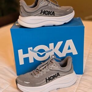 Hoka One One Men's Gray Athletic Shoes